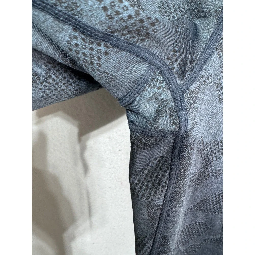 Mondetta Womens Med Gray Camo Activewear Leggings Pockets Workout Athleisure Gym